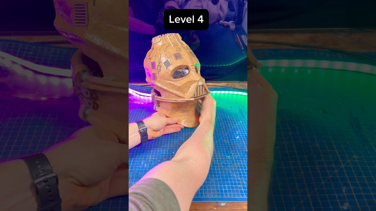 Cardboard Star Wars Helmets I Made! 