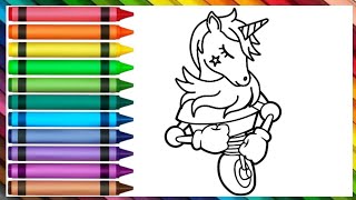 Drawing Unicorn 🦄 🤖 | Drawing and Coloring for Kids, @MagicFingersArt @supereasydrawings