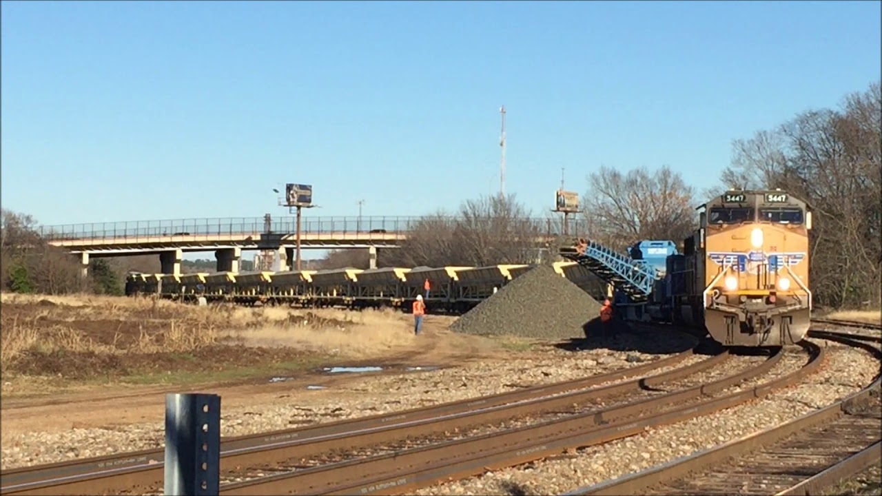 20190104b Unloading Ballast Near The Depot YouTube