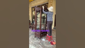 Tủ Vát Bày Đồ Xưa - Nội Thất Nhà Gỗ - Tủ Bày Đồ - Bàn Ghế Cổ - Sập Gụ Tủ Chè - Ghế Trường Kỷ lối Xưa