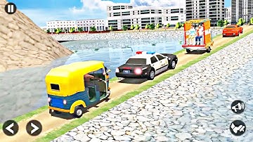 Tuk Tuk City Driving 3D Simulator _ Indian Tuk Tuk Passenger Game_ Tuk Tuk Android Game