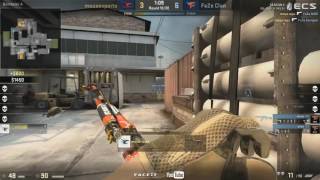 ropz 1v4 clutch vs FaZe [ ECS Season 3 cache ]