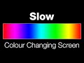 Slow Colour changing screen - Lighting effect (1hr)