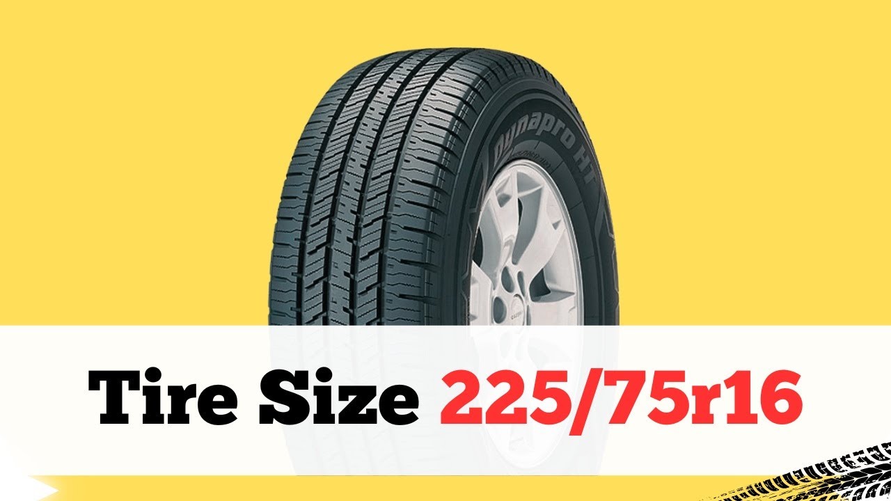 Tire Size 225/75r16 in inches - YouTube
