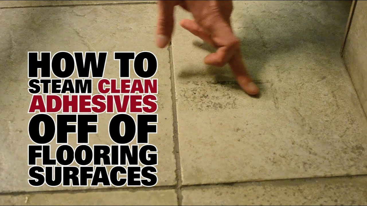 how-to-remove-adhesives-dupray-steam-cleaning-youtube