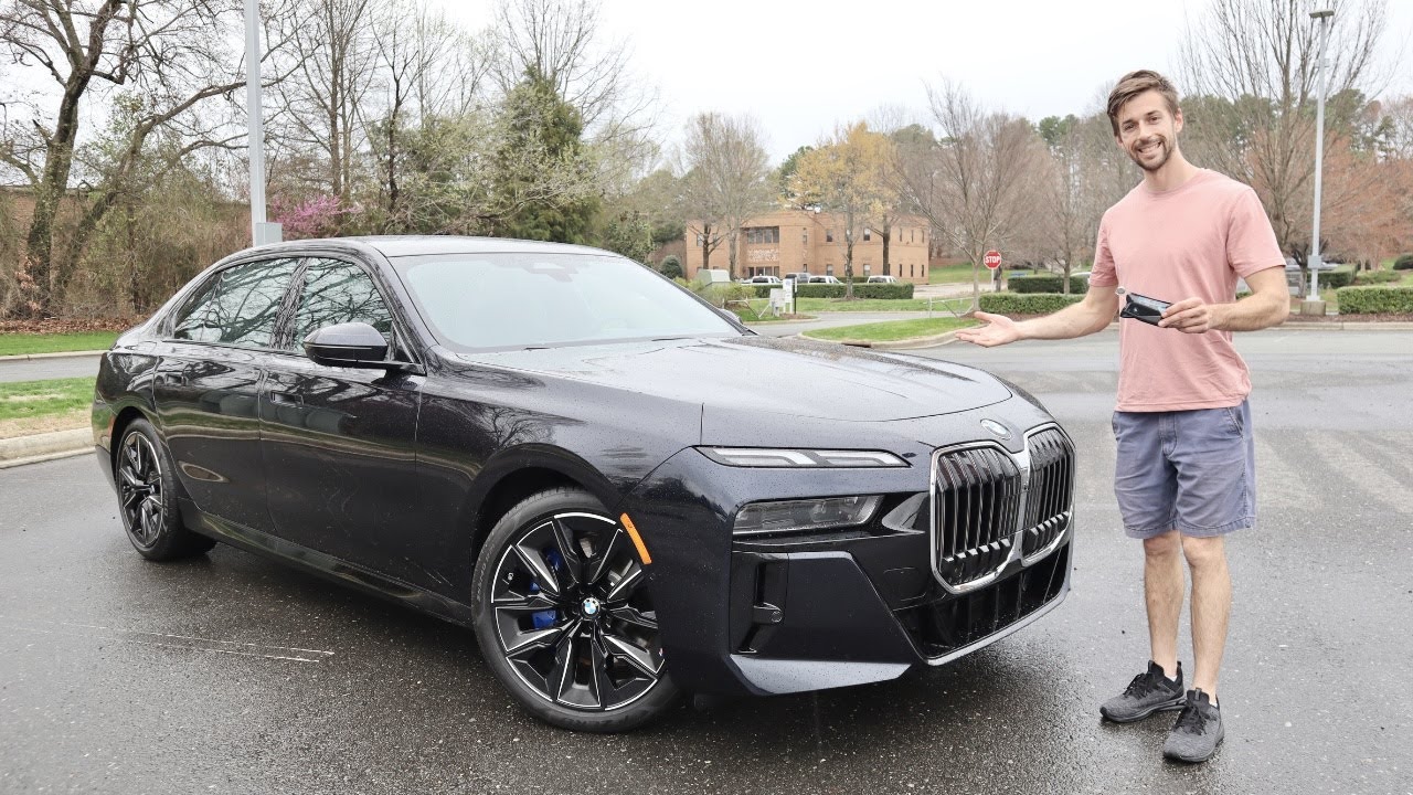 2023 BMW 740i: POV Start Up, Test Drive, Walkaround and Review - YouTube