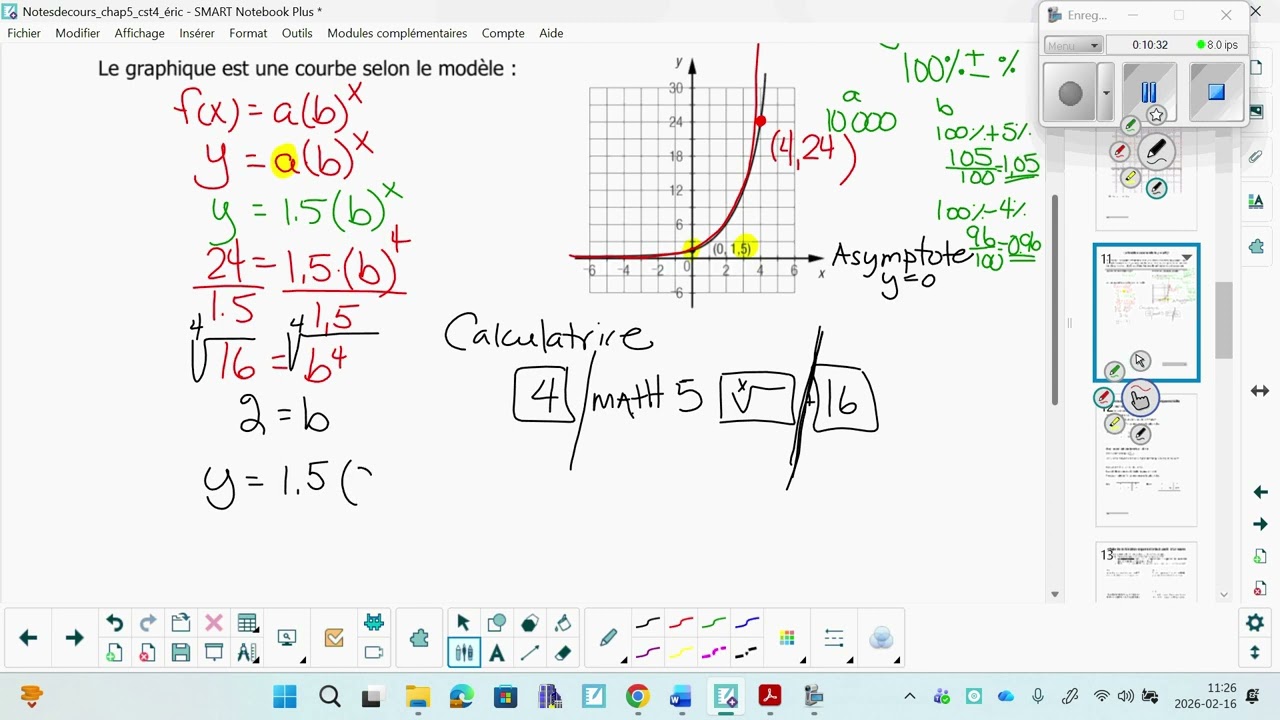 cst4 fonctionexponentielle trouverlarègle