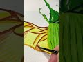 Painting Watercolour Beetles  #Shorts