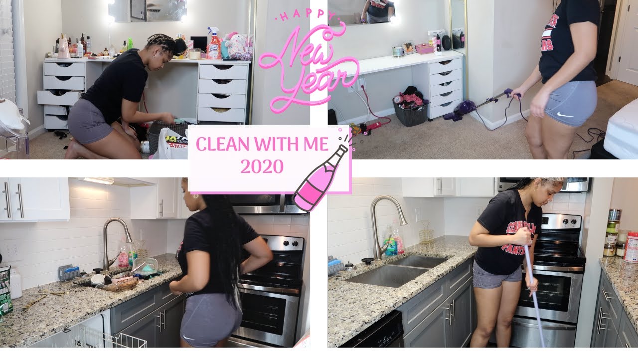 EXTREME WHOLE APARTMENT  CLEAN WITH ME 2020!!😩 |CLEANING MOTIVATION | (MUSIC ONLY )