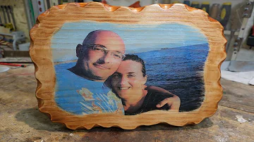 Come trasferire una foto su un pezzo di legno?