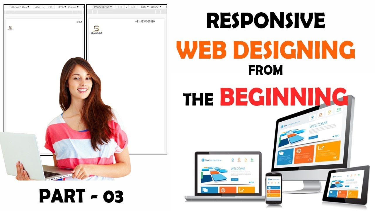 How to Design a Responsive Website From the Scratch in Adobe Muse #03 ...
