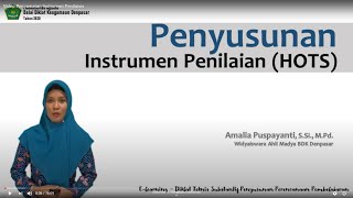 Video Penyusunan Instrumen Penilaian