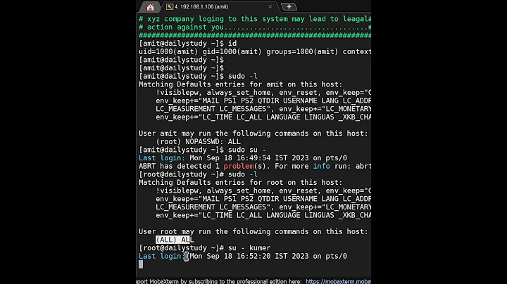How to find what sudo permission a user is having |#dsl #linux #learnlinux #linuxinterviewquestions