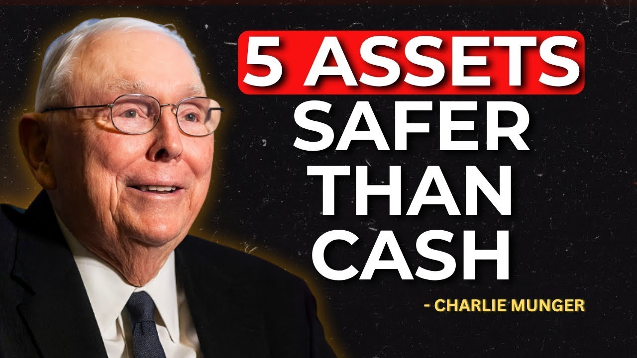 Don`t Keep Your Cash In the Bank - 5 Safer Assets Rich People Use || Charlie Munger