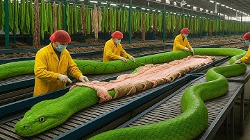 Inside python leather factory | How Pythom Leather turns into luxury jackets | Full Process 