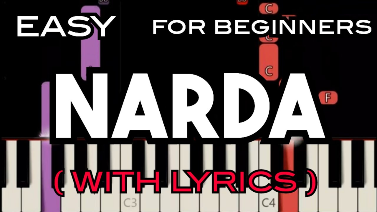 NARDA ( LYRICS ) - KAMIKAZEE | SLOW & EASY PIANO - YouTube