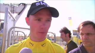 Tony Martin & Chris Froome interview Post Stage 11 Tour de France 2013