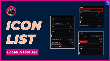Icon List Widget in Elementor 3.12 | Vertical Alignment for Icons | Transition Duration | Colors