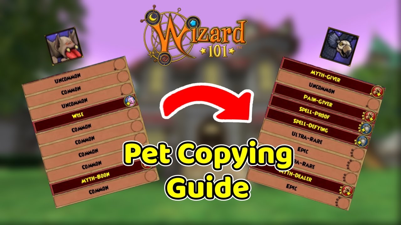 Wizard101 Pet Chart
