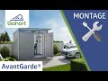 Vidéo: Abri métal Avantgarde A3 - 180x300cm extérieur