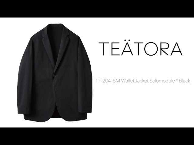 TEATORA * TT-204-SM Wallet Jacket Solomodule * Black - YouTube