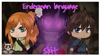 Enderman language [Gacha club skit]