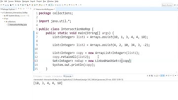 Finding the intersection of two lists and removing duplicates