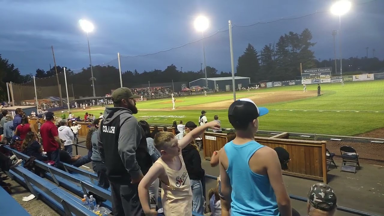Walla Walla sweets baseball game 7th inning stretch 