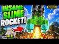 🚀 Minecraft Slime Rocket Build Tutorial Easy Flying Rocket Machine! #ytviralvideo #roket #minecraft