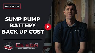 Sump Pump Battery Backup Cost