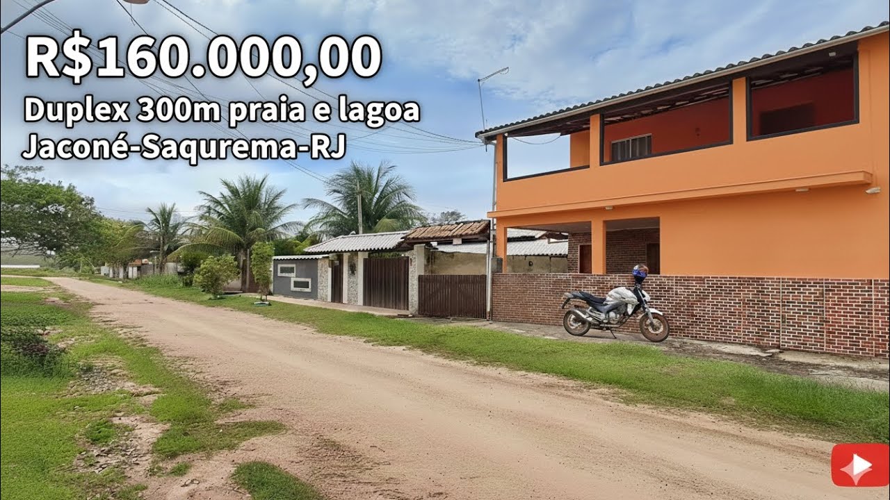 (VENDIDA) 160 MIL - CASA BARATA DUPLEX 2 QUARTOS MOBILIADA PERTO PRAIA E LAGOA JACONÉ SAQUAREMA-RJ