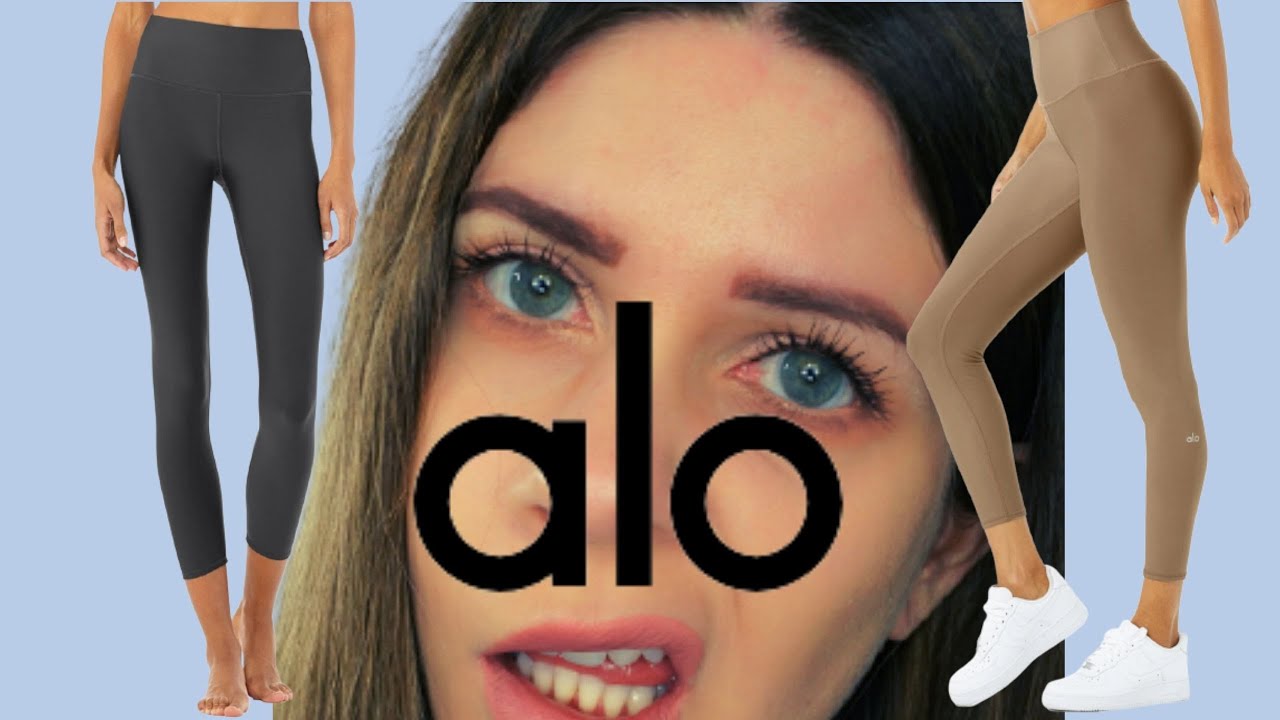 ALO airbrushed VS ALO airlift leggings