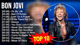 B o n J o v i Greatest Hits 🎵 Billboard Hot 100 🎵 Popular Music Hits Of All Time