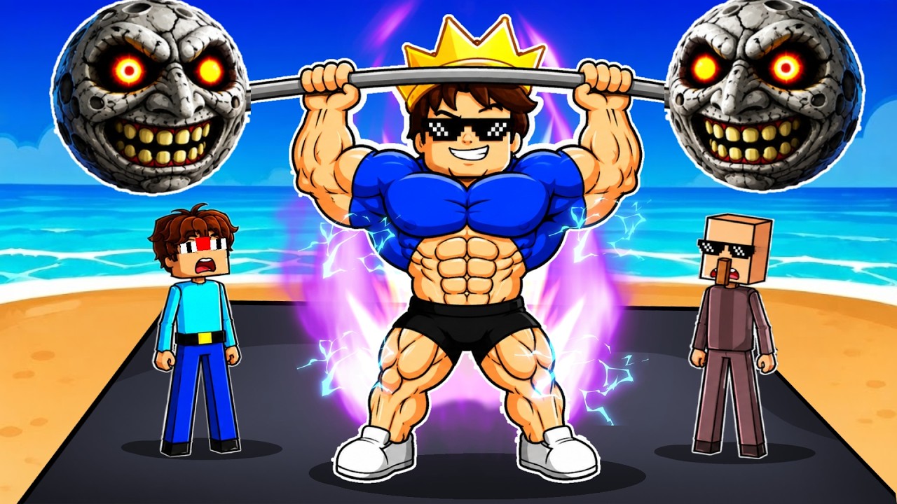 Becoming the Strongest Player In Muscle Legends In Roblox