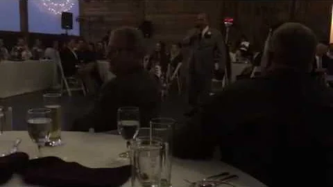 Dad's speech at wedding.