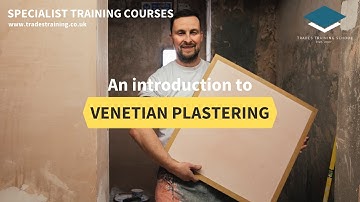 A quick intro to our Venetian plastering courses
