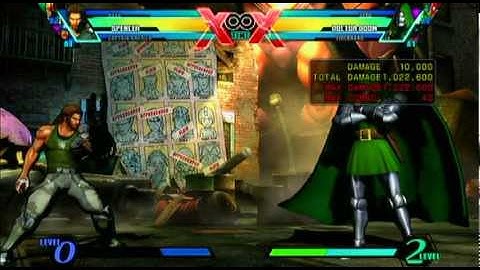 UMVC3 - Spencer - Midscreen Command Grab 1mil damage