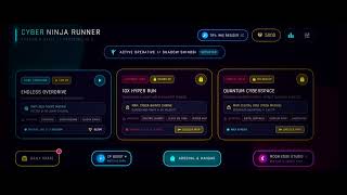 CYBER NINJA RUNNER ⚡ Neon Metropolis | Cyberpunk Ninja Run #Gaming screenshot 3