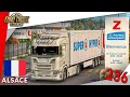  euro truck simulator 2  236 fsg v13  livraison super u en alsace    map franaise