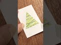 【christmas】マイルドライナーで簡単オシャレなツリーのクリスマスカード描いてみた#shorts #christmas