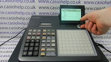 How To Turn Off The Cashier Interrupt Function On The Casio SE C3500 Cash Register