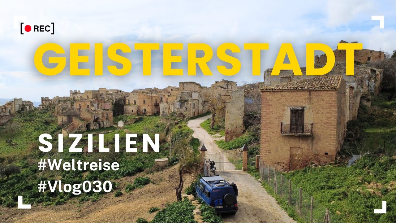 Ein riesiges Lost Place - Geisterstadt auf Sizilien #weltreise #lostplace #geisterstadt #sizilien