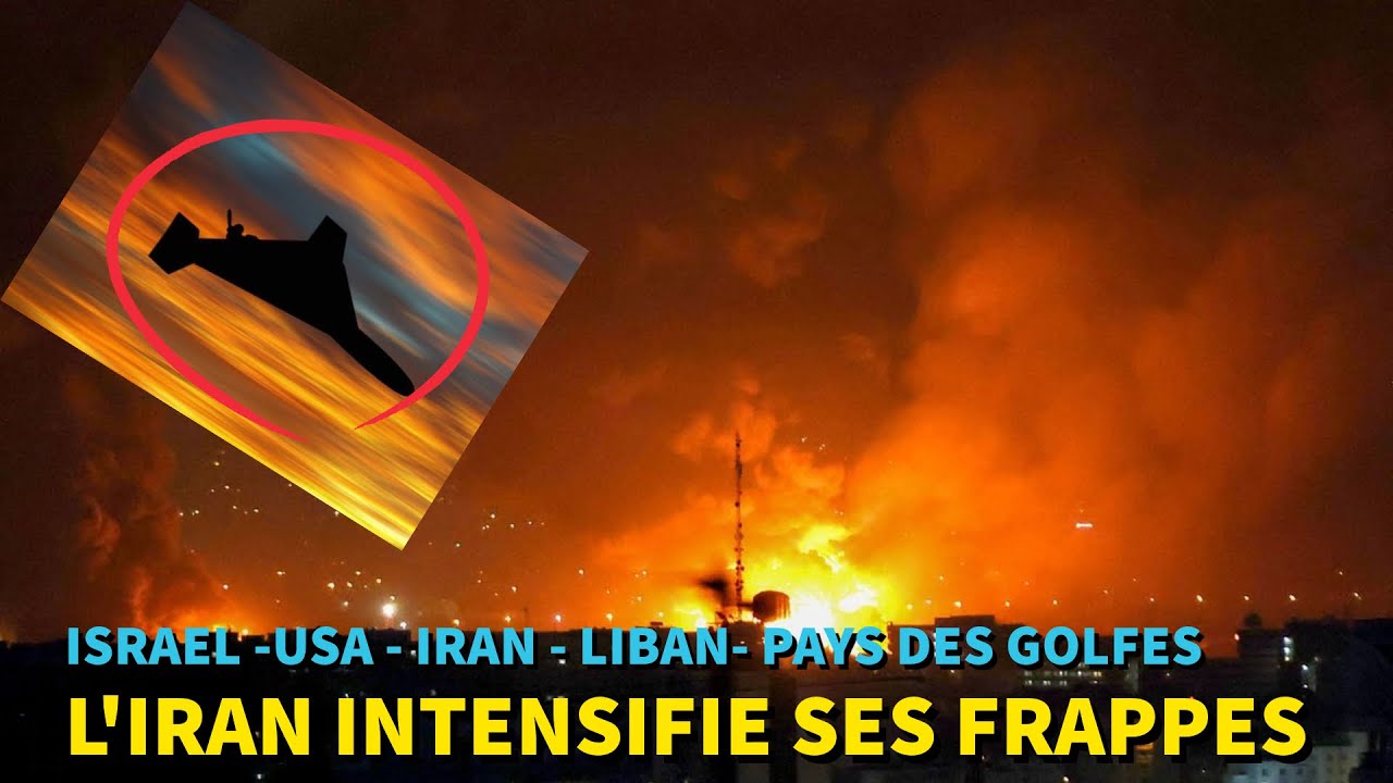 GUERRE AU MOYENT ORIENT : IRAN INTENSIFIE SES FRAPPES SUR ISRAËL PENDANT QUE 4 DÉPÔT PÉTROLIER..