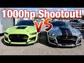 1st 1000hp vs 1000hp 2020 GT500 Drag Race! *Photo Finish!