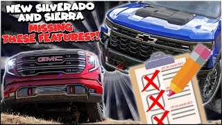 New 2022 Silverado and Sierra Missing Features - Supply Chain Issues?!