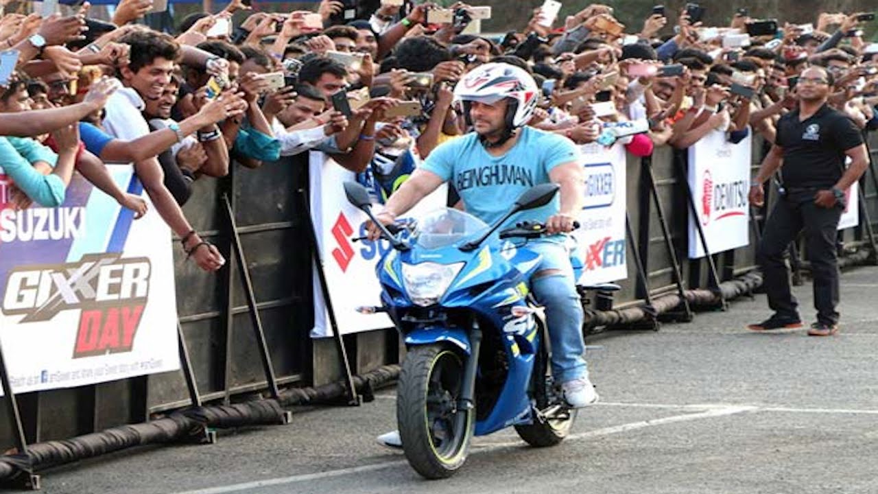 Salman Khan performs bike STUNTS on Mumbai Roads | UNCUT VIDEO