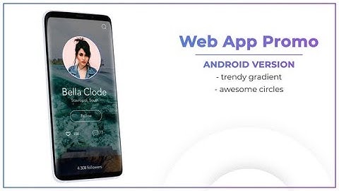 Android Web App Presentation AFTER EFFECTS Template Videohive 23214589