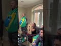 The reaction of douglas luizs family to his call up to the brazilian national team 