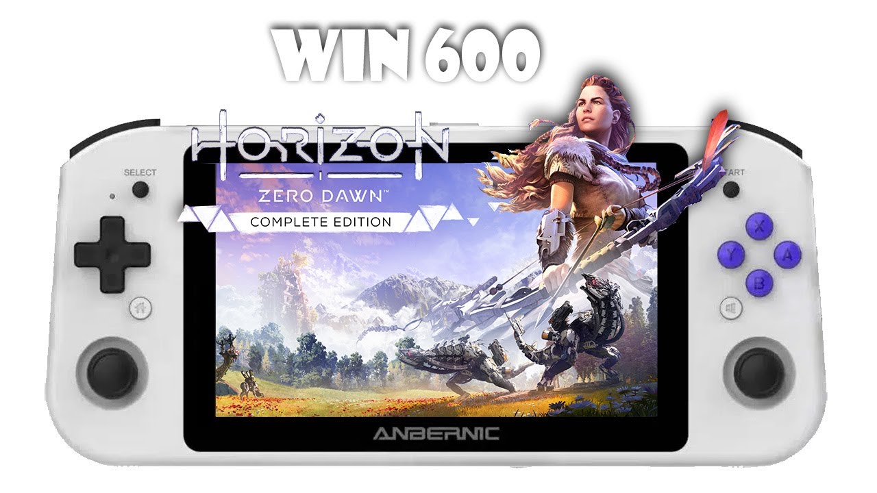 Horizon Zero Dawn 720p test game Anbernic Win 600 Amd 3050e Vega 3 ...