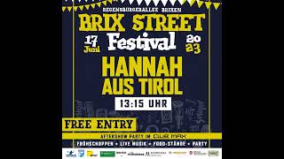 BRIX Street Festival - 17.Juni 2023, Timetable ! EINTRITT FREI !